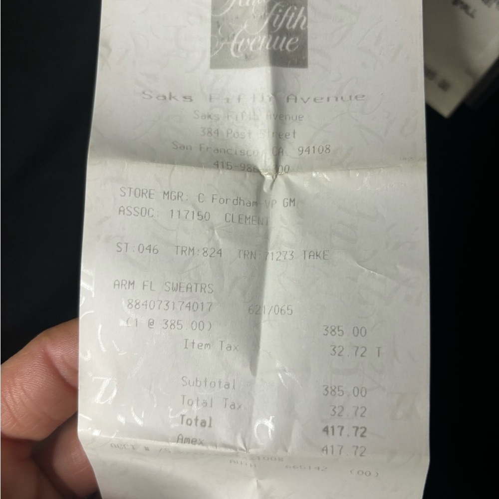 Armani collezioni men’s black sweater shirt - Picture 3 of 6